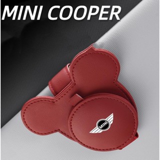 MINI COOPER LOGO glasses clip COUNTRYMAN CABRIO Paceman JCW CLUBMAN F54 F55 F56 F57 F60 R60 R56 R55 R61 car sun visor ticket business card storage Mickey cartoon sunglasses clip