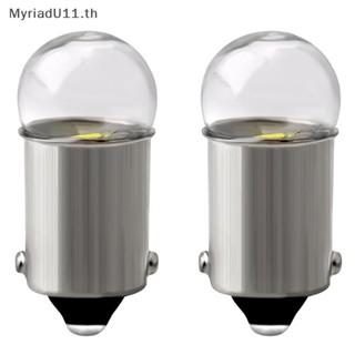 Myriadu หลอดไฟอ่านหนังสือ ติดป้ายทะเบียนรถยนต์ BA9S T4W 3030 SMD DC12V 1 ชิ้น