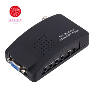 Barry BNC เป็น VGA กล่องอะแดปเตอร์แปลงวิดีโอ เอาท์พุต VGA BNC เป็น VGA แปลงสัญญาณ 1080P สะดวก BNC S-Video อินพุต DVR จอภาพด้านหลัง