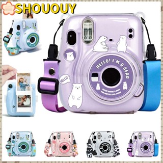 SHOUOUY 3 in 1 สติกเกอร์สายคล้องไหล่ สําหรับกล้อง Fujifilm Instax Mini 11