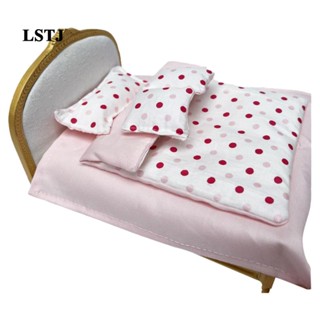 [Lstjj] ชุดเครื่องนอนจิ๋ว 1:12 สําหรับตกแต่งบ้านตุ๊กตา 6 นิ้ว