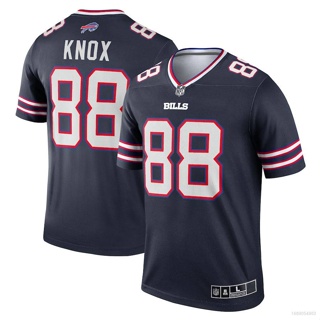 ใหม่ NFL Baltimore Ravens Jersey Dawson Knox เสื้อยืดลําลอง แขนสั้น พิมพ์ลายฟุตบอล สําหรับผู้ชาย เหมาะกับการเล่นกีฬา