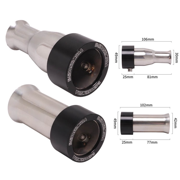 Yoshimura ท่อไอเสียรถจักรยานยนต์ท่อไอเสีย Original R77 R11 R55 ท่อไอเสีย DB Killer Silencer