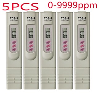 เครื่องทดสอบคุณภาพน้ําดิจิทัล LCD TDS-3 0-9990 PPM 5 ชิ้น