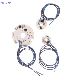 Utzn&gt; ใหม่ ชิปหลอดไฟ LED 2W 3W 6W AC 220V สีขาวอบอุ่น สําหรับหลอดไฟ