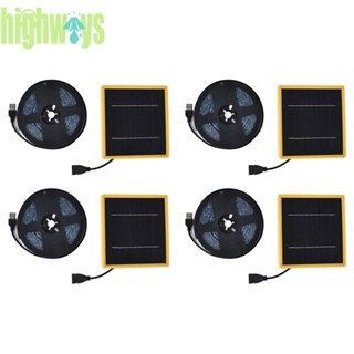 แถบไฟ LED พลังงานแสงอาทิตย์ 5V 5W สําหรับปลูกพืช ดอกไม้ [highways.th]