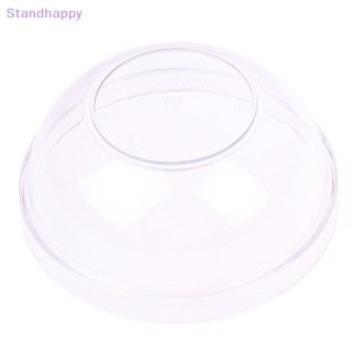 Standhappy ใหม่ ชามพลาสติกใส ขนาดเล็ก วางซ้อนกันได้ สําหรับใส่อาหาร ขนมหวาน สลัด ถั่ว 1 ชิ้น