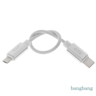 Bang อะแดปเตอร์สายเคเบิล USB 3 1 Type C ตัวผู้ เป็น Micro USB ตัวผู้ 480 Mbps