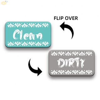 【VARSTR】Status Mark 2Pcs Dishwasher Identification Sticker Magnetic Fridge Magnet