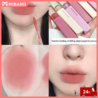 พร้อมส่ง Cappuvini Summer Lip Glaze Matte Velvet Lasting Waterproof And Sweat-proof Not Stick To The Cup 9 Color White Lipstick Art Mist Lip Mud Female Student Parity Lip Makeup