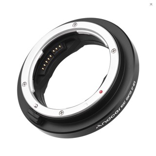 Andoer EF-GFX Camera Lens Adapter Ring Auto Focus Replacement for  EF-mount Lens to FujiFilm GFX-mount MED-format Cameras GFX100 GFX50S GFX50R