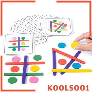 [Koolsoo1] ของเล่นมอนเตสซอรี่ พร้อมการ์ด 18 ใบ สําหรับเด็ก 3 4 5 ปี