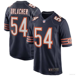 ใหม่ เสื้อยืดลําลอง แขนสั้น พิมพ์ลาย NFL Chicago Bears Game Jersey Brian Urlacher Football สําหรับผู้ชาย