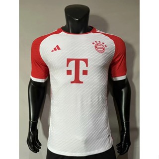 เสื้อกีฬาแขนสั้น ลายทีม Bayern Munich 2023 ชุดเหย้า