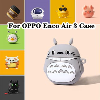 【จัดส่งรวดเร็ว】เคสหูฟัง แบบนิ่ม ลายการ์ตูน สําหรับ OPPO Enco Air 3 OPPO Enco Air 3