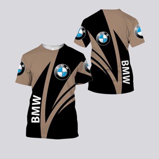 เสื้อยืด พิมพ์ลายโลก BMW สไตล์สปอร์ต