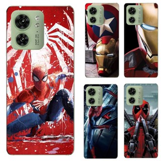 เคสโทรศัพท์ซิลิโคน TPU แบบนิ่ม ลายซุปเปอร์ฮีโร่ Marvel สําหรับ Motorola Moto Edge 40