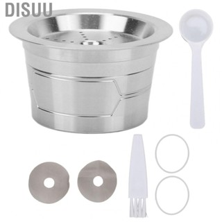 Disuu Reusable Coffee Pod Capsules  Grade Stainless Steel Refillable Fil