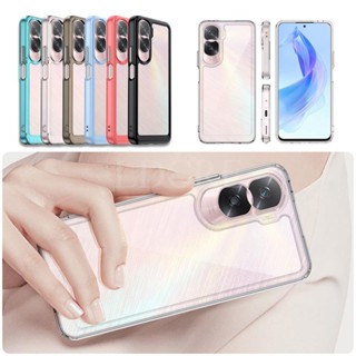 เคสโทรศัพท์มือถือซิลิโคน TPU ใส กันกระแทก หรูหรา สําหรับ Honor 90 Lite 2023 Huawei Honor 90 Lite 90 Pro