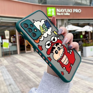 เคสโทรศัพท์มือถือ ซิลิโคน ใส กันกระแทก ลายการ์ตูนชินจัง สําหรับ Samsung galaxy A72 4G A72 5G