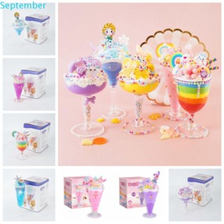 September ถ้วยไอศกรีมเจล พลาสติก แฮนด์เมด DIY สําหรับเด็ก