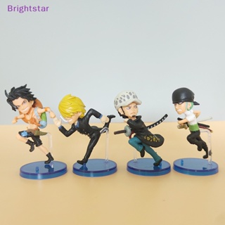 Brightstar ฟิกเกอร์ ONE PIECE Luffy Zoro Sanji ขนาดเล็ก 6-8 ซม. 12 ชิ้น ต่อชุด