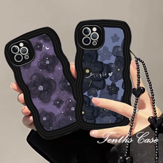 เคสโทรศัพท์มือถือ ลายดอกทิวลิป พร้อมสายคล้อง สําหรับ Samsung S23 Ultra S23+ S23 S22 S21 S20 Plus S22 S21 S20 Ultra S20 FE S21 FE Note 20Plus Note 20Ultra