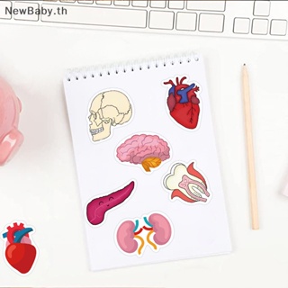 Newbaby สติกเกอร์ ลายการ์ตูนกราฟฟิตี้ สําหรับติดตกแต่งสมุดไดอารี่ โน้ตบุ๊ก แล็ปท็อป 50 ชิ้น