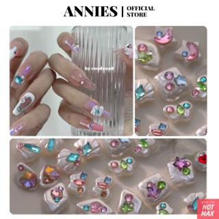 ANNIES 5PC Manicure Patch Love Diamond Jewelry Baroque Pearl Irregular Shaped Shining Star Shell [hotmax]