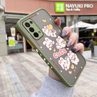 เคสโทรศัพท์มือถือ ซิลิโคนนิ่ม กันกระแทก ลายการ์ตูนกระต่ายน่ารัก สําหรับ OPPO A54 5G A74 5G A54 4G