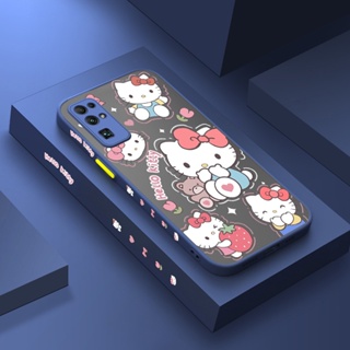 สําหรับ Honor 30 Pro 30s 30 Lite เคสการ์ตูน Hello Kitty รูปแบบ บาง ด้าน สี่เหลี่ยม ขอบ การออกแบบใหม่ กันกระแทก ฝ้า ใส เคสโทรศัพท์แข็ง