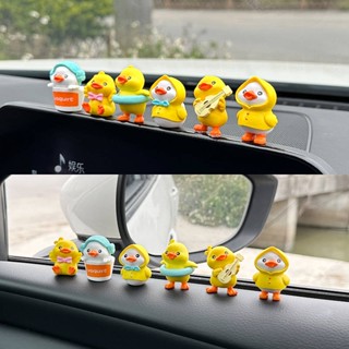 Internet Hot TikTok Super Cute New Creative Cute Duck Car Decoration Car Interior Decoration Dashboard 9pW5