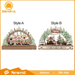 [Blesiya] เครื่องประดับไม้แฮนด์เมด DIY สําหรับเทศกาลหมู่บ้าน