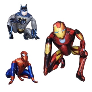  3PC 3D Aluminum Foil Balloon Birthday Decoration Marvel (Spider Man+Batman+Iron Man) Party Decoration Balloon