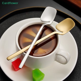 &lt;Cardflower&gt; ช้อนกาแฟเอสเพรสโซ่ สเตนเลส ขนาดเล็ก 8.26 นิ้ว 4 ชิ้น