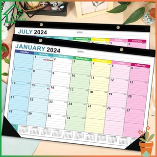 ปฏิทินตั้งโต๊ะ รายเดือน 18 เดือน 2023-2024 สําหรับบ้าน หอพัก ออฟฟิศ