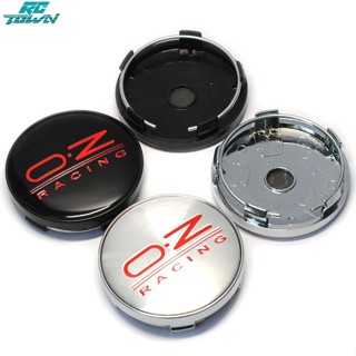 Rctown ฝาครอบดุมล้อรถยนต์ 60 มม. สําหรับ OZ O.Z Racing Sport Rim Logo Emblem 4 ชิ้น ต่อล็อต