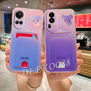 เคสโทรศัพท์มือถือแบบนิ่ม กันกระแทก กันรอยกล้อง พร้อมช่องใส่บัตร สําหรับ OPPO Reno10 Pro Plus Pro+ Reno8 T Z A96 A78 A77S A77 A76 A57 A17K A17 5G 4G 2023 Reno 10 10Pro 8 8T 8Z