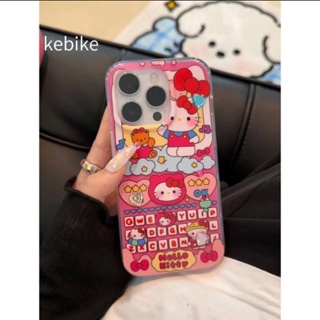 ใหม่ เคสโทรศัพท์มือถือ กันกระแทก ลายการ์ตูนเฮลโลคิตตีน่ารัก สําหรับ Apple Iphone 14promax 13 11 14pro 13pro 14