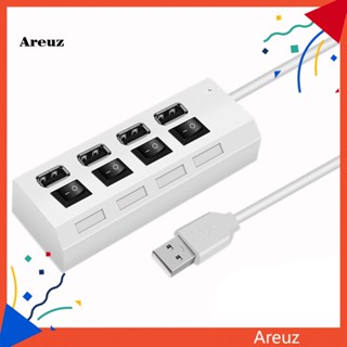 Are สายเคเบิลสวิตช์เปิด ปิด ความเร็วสูง 4 พอร์ต USB 20 Hub สําหรับคอมพิวเตอร์ แล็ปท็อป