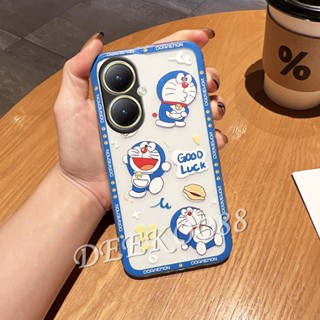 เคสโทรศัพท์มือถือ TPU แบบนิ่ม ลายการ์ตูนโดราเอมอน สําหรับ VIVO Y27 4G 5G Y27