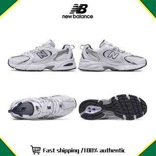 NEW BALANCE 530 NB 530 MR530 รองเท้า 💯 รองเท้าผ้าใบ MR530SG White silver