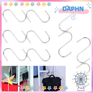 DAPHS ตะขอสเตนเลส รูปตัว S สําหรับแขวนจัดเก็บของในห้องครัว บ้าน 5/10/20 ชิ้น