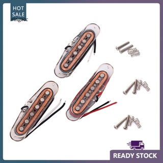 Rga ปิ๊กอัพคอยล์เดี่ยว 6 สาย 48 50 52 มม. อุปกรณ์เสริม สําหรับกีตาร์ 3 ชิ้น
