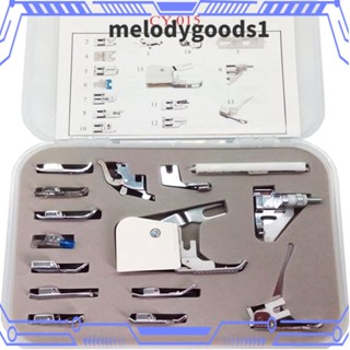 MELODYGOODS1 ชุดตีนผี สําหรับเย็บผ้า|ชุดอุปกรณ์เสริมตีนผี พร้อมขอบ สําหรับอะแดปเตอร์ก้านต่ํา