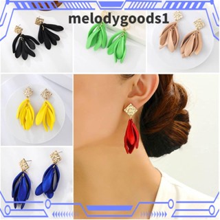 MELODYGOODS1 เครื่องประดับ ต่างหูอะคริลิค แบบห้อยยาว หรูหรา สําหรับงานแต่งงาน