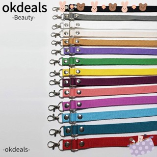 Okdeals สายสะพายกระเป๋า ผ้าแคนวาส ปรับได้ 130 ซม. แบบเปลี่ยน สําหรับผู้หญิง