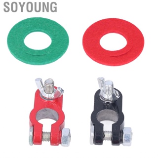 Soyoung Terminal  Heavy Duty Quick Release Positive Negative Connector Wear Resistant Black Red for Trucks Cars