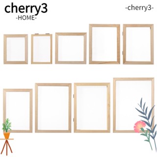 CHERRY3 แม่พิมพ์ไม้ ตาข่าย ธรรมชาติ สําหรับทํากระดาษ งานฝีมือ