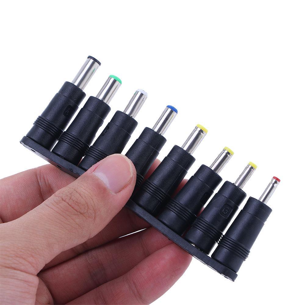 Pewany ปลั๊กเปลี่ยนได้ 5.5 * 2.1 มม. 8 สายชาร์จชาย Universal 8 in 1 1 M สาย DC Connector